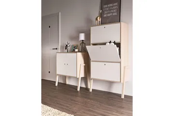 SPOT SkoskapTre / Natur / Hvit - VOX - Oppbevaring - Skap - Oppbevaringsskap