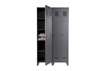 Stijn Oppbevaringsskap 103x187x40 cm - Stålgrå Furu - Oppbevaring - Skap - Oppbevaringsskap