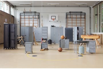 Stijn Oppbevaringsskap 103x187x40 cm - Stålgrå Furu - Oppbevaring - Skap - Oppbevaringsskap