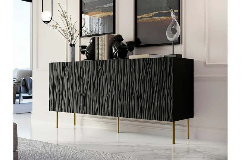 Strontian Highboard Scandinavian Choice Black - Oppbevaring - Skap - Oppbevaringsskap