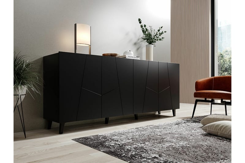 Strontian Highboard Scandinavian Choice Black - Oppbevaring - Skap - Oppbevaringsskap