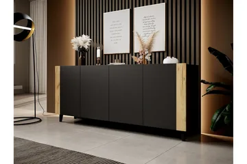 Strontian Highboard Scandinavian Choice Black - Oppbevaring - Skap - Oppbevaringsskap