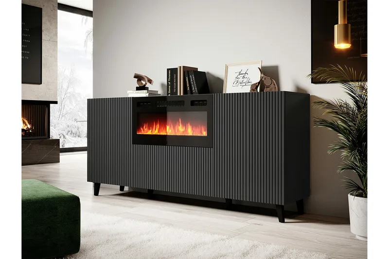 Strontian Highboard Scandinavian Choice Grey - Oppbevaring - Skap - Oppbevaringsskap