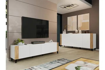 Strontian Highboard Scandinavian Choice White - Oppbevaring - Skap - Oppbevaringsskap