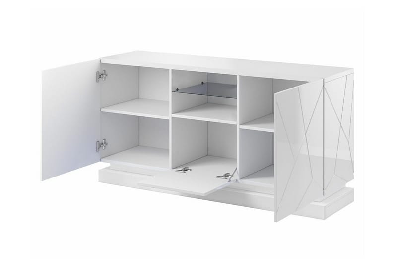 Strontian Highboard Scandinavian Choice White - Oppbevaring - Skap - Oppbevaringsskap