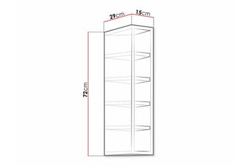 Templemore Kjøkkenskap 15 cm - Brun - Oppbevaring - Skap - Oppbevaringsskap