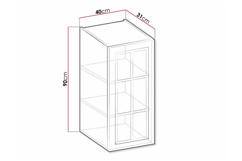 Templemore Kjøkkenskap 40 cm - Oppbevaring - Skap - Oppbevaringsskap