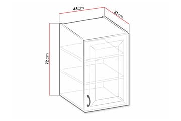 Templemore Kjøkkenskap 45 cm - Oppbevaring - Skap - Oppbevaringsskap