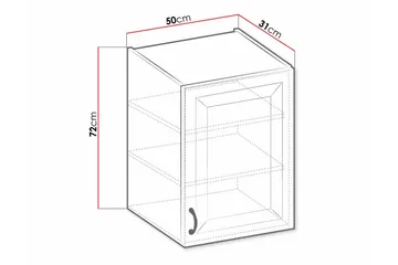 Templemore Kjøkkenskap 50 cm - Oppbevaring - Skap - Oppbevaringsskap