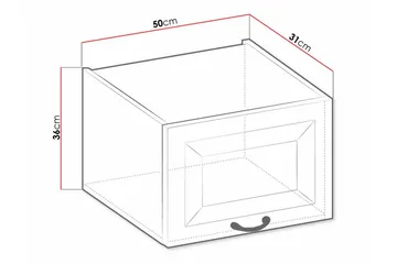 Templemore Kjøkkenskap 50 cm - Oppbevaring - Skap - Oppbevaringsskap