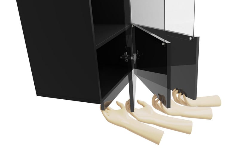 Tessan Veggskap 45 cm Loddrett - Tre - Oppbevaring - Skap - Oppbevaringsskap