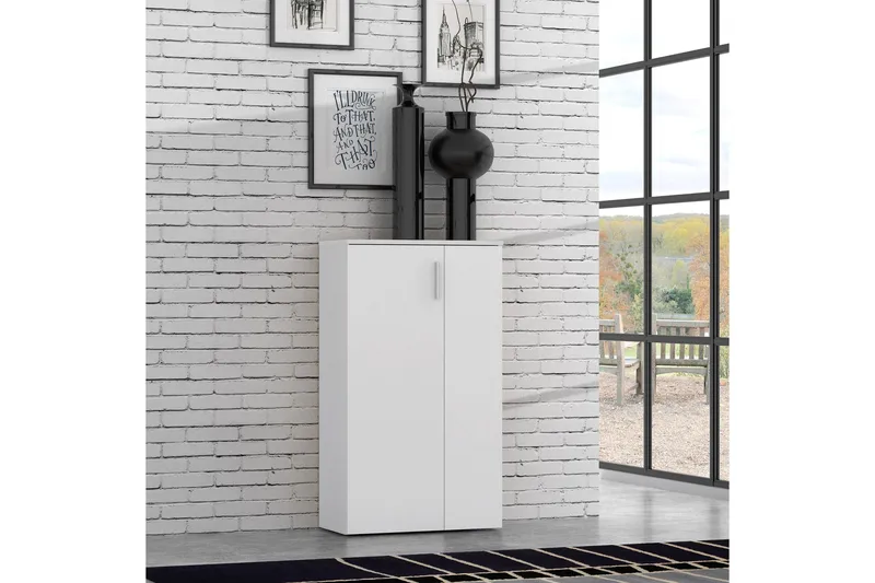 Ticketwood Skoskap 69 cm - Hvit - Oppbevaring - Skap - Oppbevaringsskap