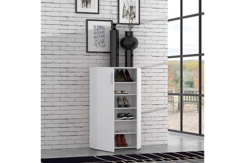 Ticketwood Skoskap 69 cm - Hvit - Oppbevaring - Skap - Oppbevaringsskap