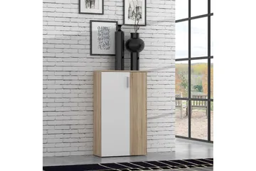 Ticketwood Skoskap 69 cm - Hvit/Brun - Oppbevaring - Skap - Oppbevaringsskap