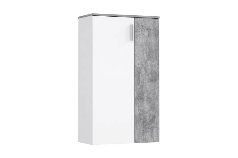 Ticketwood Skoskap 69 cm, Hvit/Grå