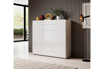 Toreno Highboard 39x147 cm - Hvit - Oppbevaring - Skap - Oppbevaringsskap