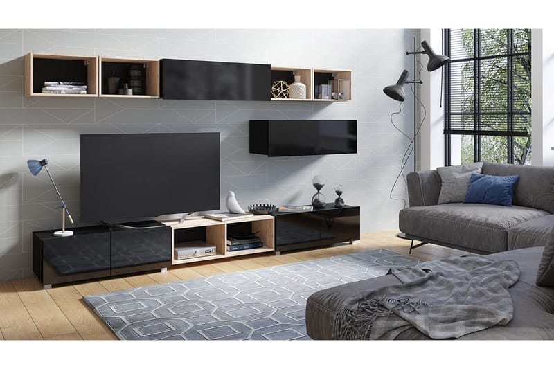 TV-Møbelsett Syrenna, Svart
