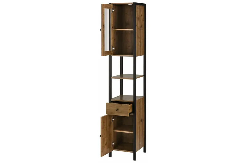 TV-skap Henika 33 cm - Brun / Svart - Oppbevaring - Skap - Oppbevaringsskap