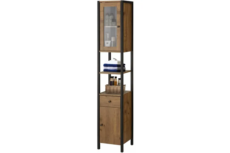TV-skap Henika 33 cm - Brun / Svart - Oppbevaring - Skap - Oppbevaringsskap