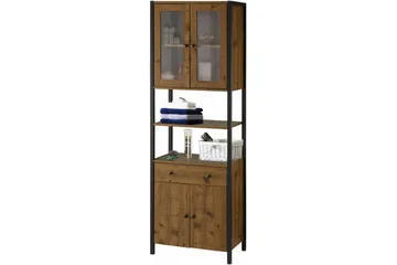 TV-skap Henika 60 cm - Brun/Svart - Oppbevaring - Skap - Oppbevaringsskap