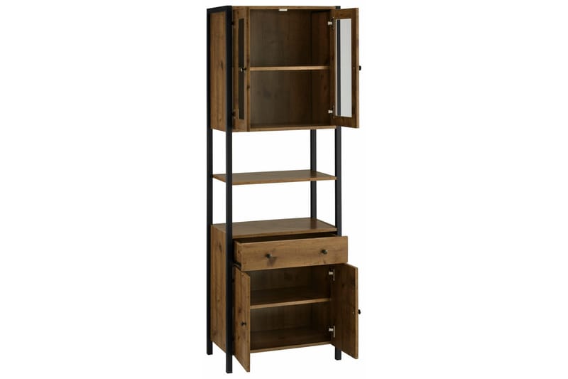 TV-skap Henika 60 cm - Brun/Svart - Oppbevaring - Skap - Oppbevaringsskap