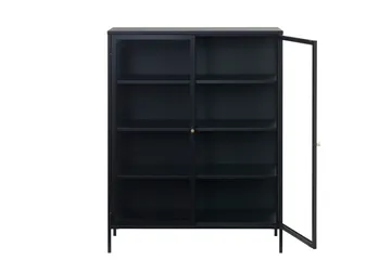 Umbri Highboard 110x140 cm - Svart - Oppbevaring - Skap - Oppbevaringsskap