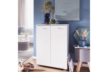 Vassell Skoskap - Hvit - Oppbevaring - Skap - Oppbevaringsskap