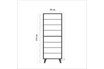 Vellavie Oppbevaringsskap Rutemønster - Flerfarget - Oppbevaring - Skap - Oppbevaringsskap