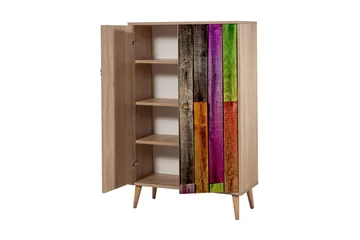 Vellavie Skap 80 cm Regnbuepanel - Flerfarget - Oppbevaring - Skap - Oppbevaringsskap