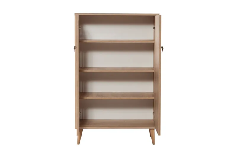 Vellavie Skap 80 cm Trepanel - Brun - Oppbevaring - Skap - Oppbevaringsskap