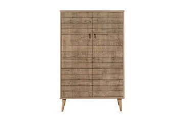 Vellavie Skap 80 cm Trepanel - Brun - Oppbevaring - Skap - Oppbevaringsskap