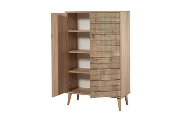 Vellavie Skap 80 cm Trepanel - Brun - Oppbevaring - Skap - Oppbevaringsskap