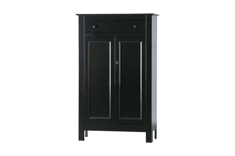 Vitrineskap Avilius 93x40 cm - Furu/Svart - Oppbevaring - Skap - Oppbevaringsskap
