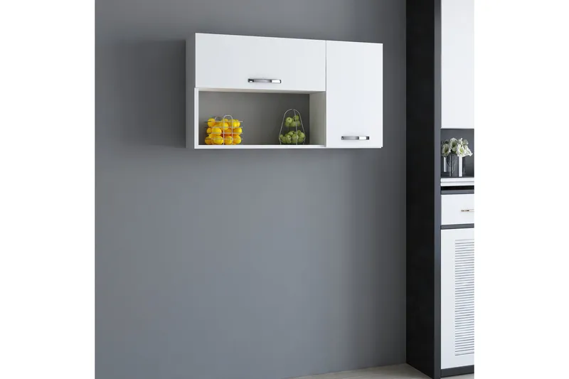 Weisenfluh Skap 90 cm - Hvit - Oppbevaring - Skap - Oppbevaringsskap