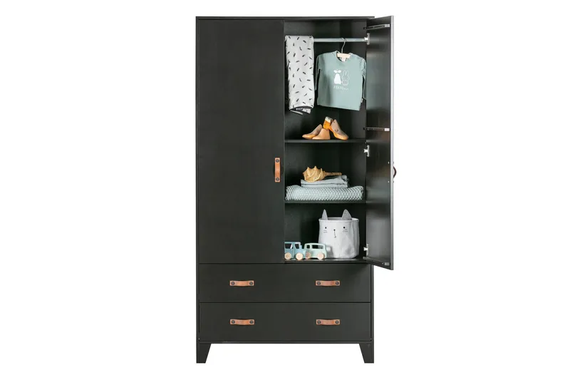 Wickam Oppbevaringsskap 98x190 cm - Svart - Oppbevaring - Skap - Oppbevaringsskap