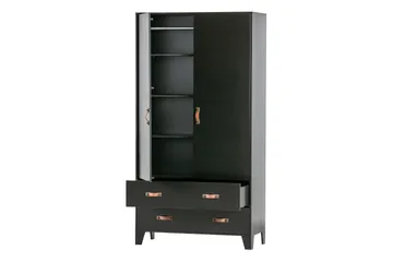 Wickam Oppbevaringsskap 98x190 cm - Svart - Oppbevaring - Skap - Oppbevaringsskap