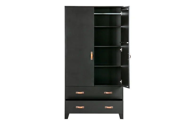 Wickam Oppbevaringsskap 98x190 cm - Svart - Oppbevaring - Skap - Oppbevaringsskap