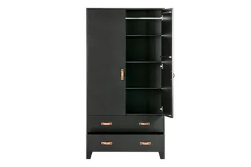 Wickam Oppbevaringsskap 98x190 cm - Svart - Oppbevaring - Skap - Oppbevaringsskap