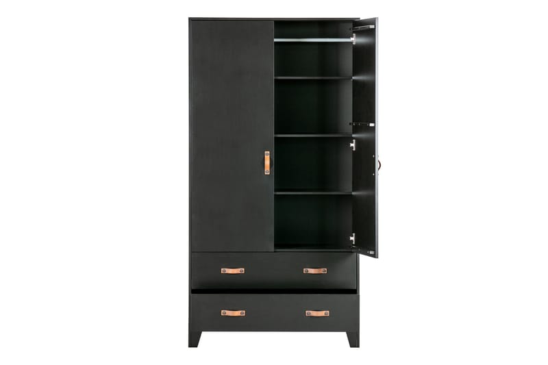 Wickam Oppbevaringsskap 98x190 cm - Svart - Oppbevaring - Skap - Oppbevaringsskap