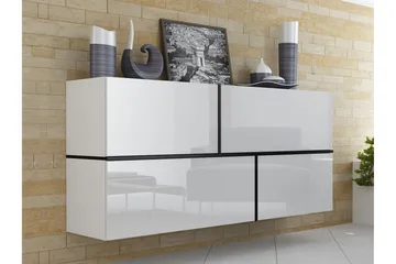 Wymer Skap - Hvit/Svart - Oppbevaring - Skap - Oppbevaringsskap