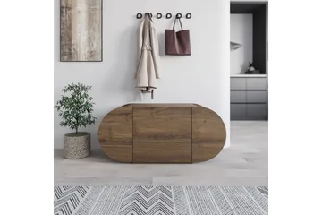 Pozy Skoskap 110 cm - Brun - Oppbevaring - Skap - Oppbevaringsskap