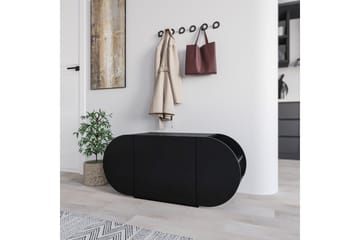 Pozy Skoskap 110 cm - Svart - Oppbevaring - Skap - Oppbevaringsskap