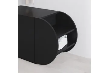 Pozy Skoskap 110 cm - Svart - Oppbevaring - Skap - Oppbevaringsskap