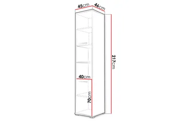 Rauk Highboard - Grå - Oppbevaring - Skap - Oppbevaringsskap
