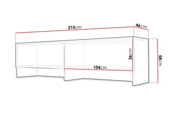 Rauk Highboard - Grå - Oppbevaring - Skap - Oppbevaringsskap
