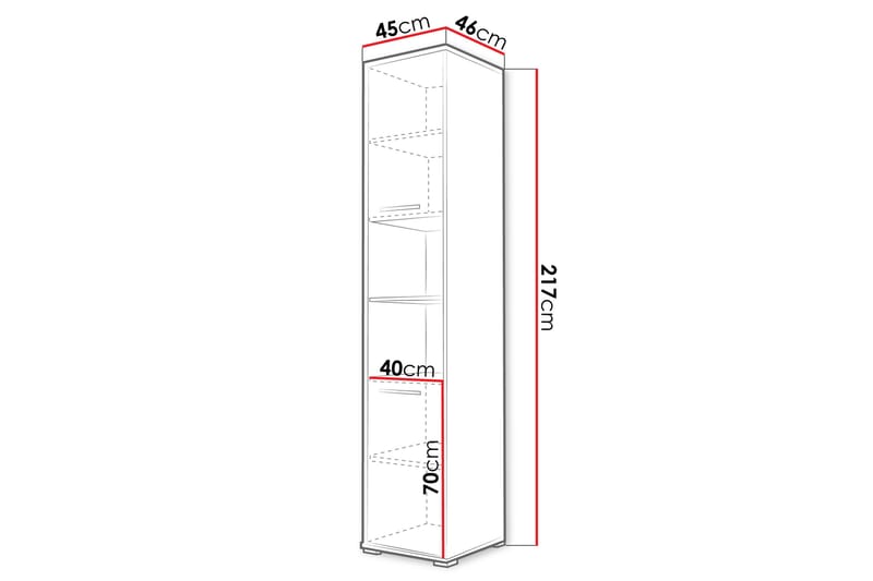 Rauk Highboard - Grå - Oppbevaring - Skap - Oppbevaringsskap