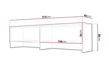 Rauk Highboard - Grå - Oppbevaring - Skap - Oppbevaringsskap