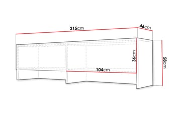 Rauk Highboard - Grå - Oppbevaring - Skap - Oppbevaringsskap