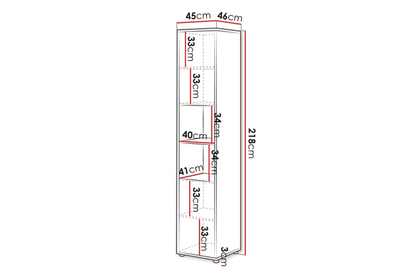 Rauk Highboard - Hvit - Oppbevaring - Skap - Oppbevaringsskap