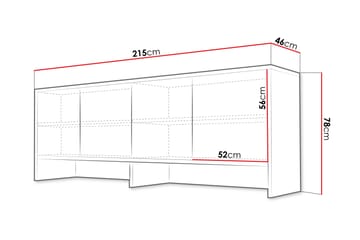 Rauk Highboard - Hvit - Oppbevaring - Skap - Oppbevaringsskap
